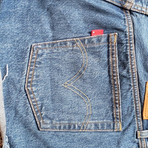 Levi's 501 Shorts high waist daisy Duke size 31 - Picture 4 of 9